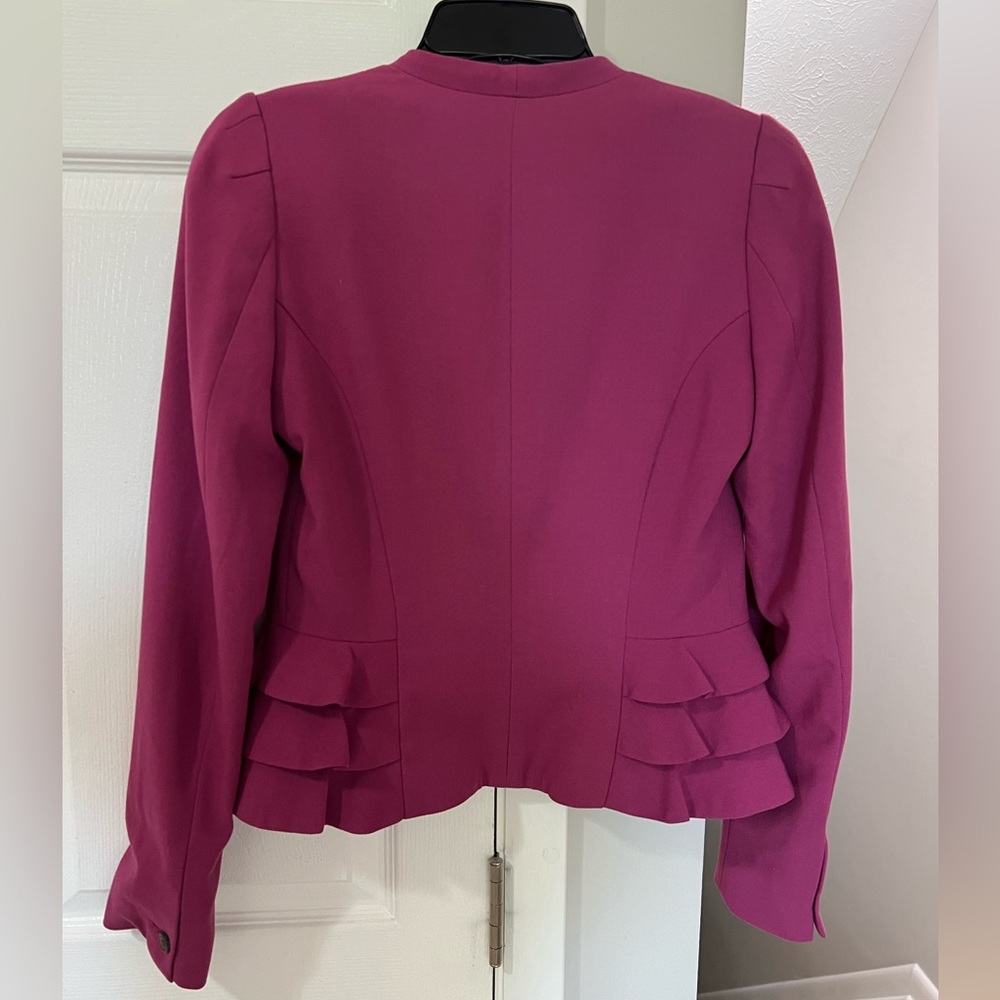 H&M’s Elegant Jacket,Fuchsia Color One Button - image 2